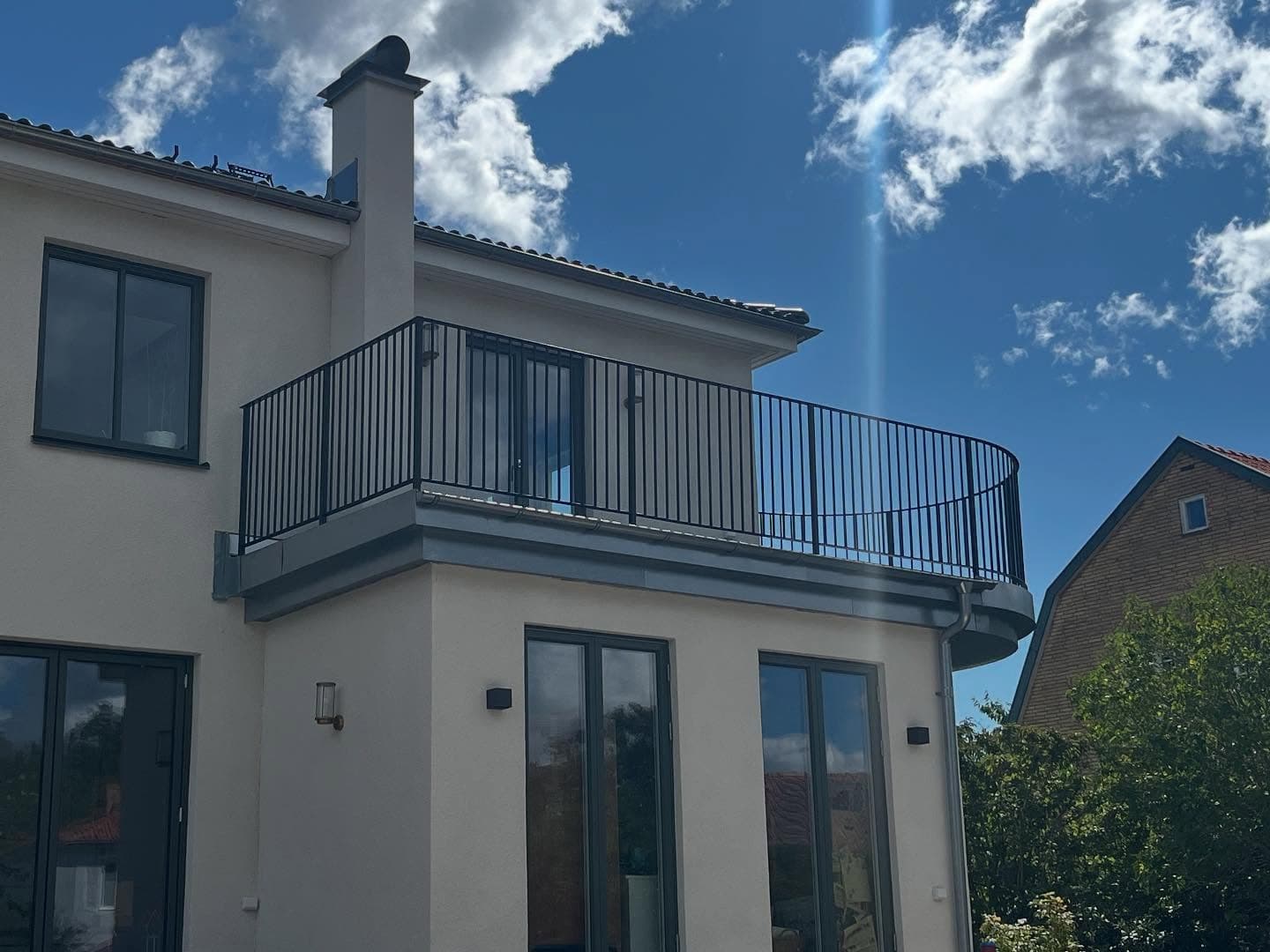 Balkongräcke.
